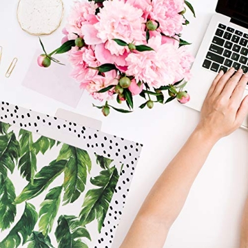 Stylish Gold Foil File Folders for Office Organization