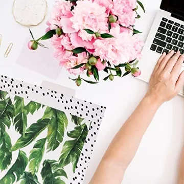 Stylish Gold Foil File Folders for Office Organization