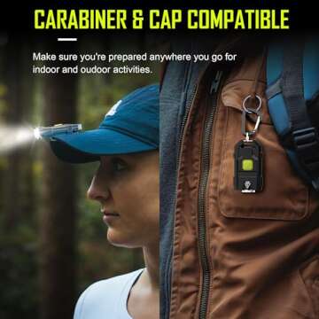 Portable 500Lumens LED Mini Keychain Flashlight