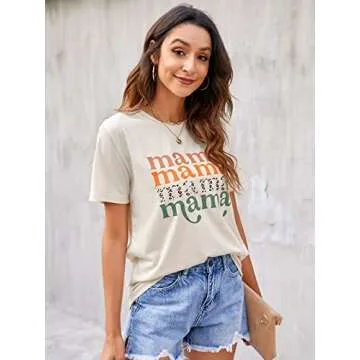 Chic Mama Shirt for Stylish Moms - Casual & Comfy Tees