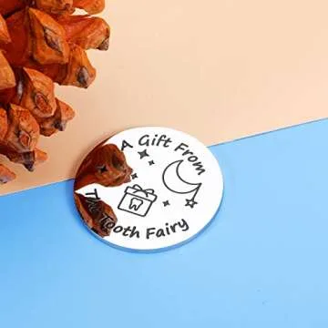 Tooth Fairy Gifts Coins for Girls Boys Tooth Fairy Coins Gifts for Lost Teeth Kids Tooth Fairy Coins Lost Teeth Reward Commemorative Coin Tooth Fairy Christmas Birthday Gifts for Baby Girls Boys