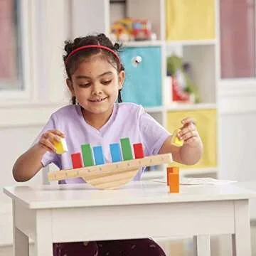 Melissa & Doug Rainbow Balance Toy for Creative Learning