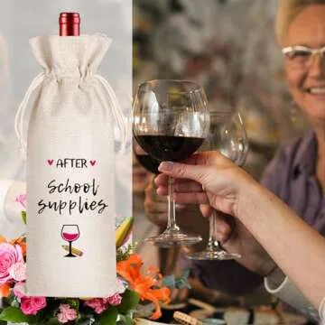 LANBAIHE Teacher Wine Bag Eco-Friendly Gift for All Teachers