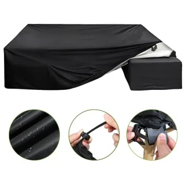 ESSORT Extra Large Waterproof Patio Furniture Covers 124x63