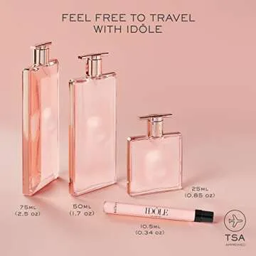 Lancôme Idôle Eau de Parfum - Long Lasting Fragrance with Notes of Bergamont, Jasmine & Vanilla - Fresh & Floral Women's Perfume - 3.4 Fl Oz