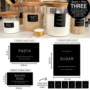 134 Stylish Kitchen Labels for Organized Pantry