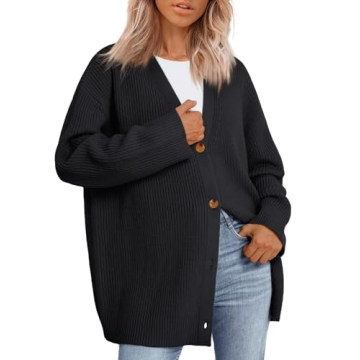 LILLUSORY Oversized Cardigan Comfortable Stylish Layer