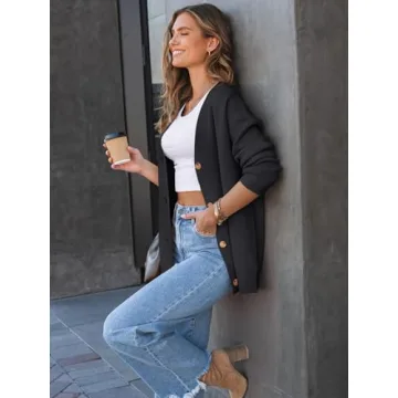 LILLUSORY Oversized Cardigan Comfortable Stylish Layer