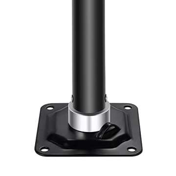 Neewer Wall Mounting Boom Arm 15-23.6 inches/38-60 Centimeters Adjustable Length with 1/4 inch to 3/8 inch Universal Adapter for Photo Studio Video Light, Monolights Photography