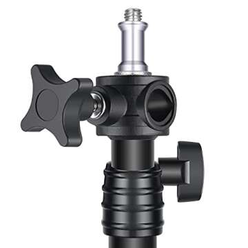 Neewer Wall Mounting Boom Arm 15-23.6 inches/38-60 Centimeters Adjustable Length with 1/4 inch to 3/8 inch Universal Adapter for Photo Studio Video Light, Monolights Photography