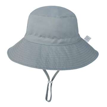 Adorable Baby Sun Hat with Adjustable Fit UPF 50+ for Outdoor Fun 0-5 Years