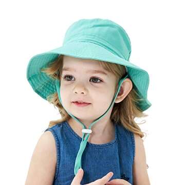 Baby Sun Hat for Summer Adventure Adjustable UPF 50+ Sun Protection