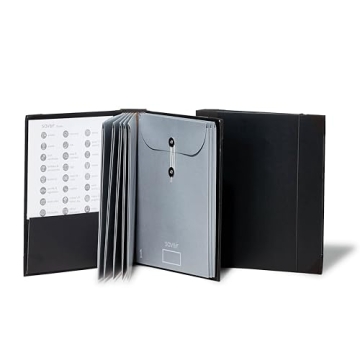 Savor | The Folio Document Organizer™ | Custom Dyed Cloth Bound Expanding File Folder for Importan...