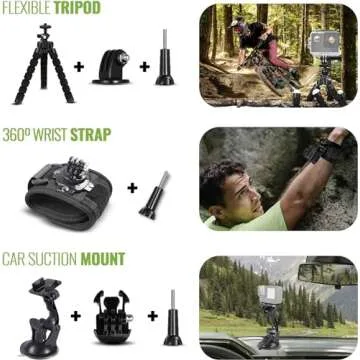 GoPro Hero (Go Pro Hero) Black Compact - Waterproof Action Camera with 4K Ultra HD Video, 12MP Photo...