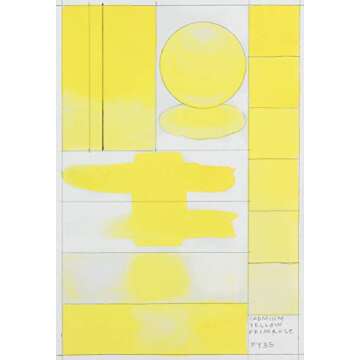 QoR Artist Watercolors by GOLDEN, Cadmium Yellow Primrose, 11 ml Tube, Professional Watercolor Paint, Semi-Transparent