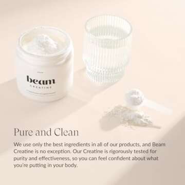 Beam Creatine Monohydrate Powder for Muscle Growth & Recovery