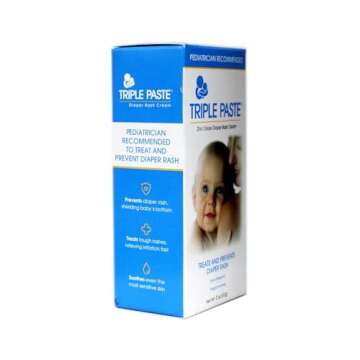 Triple Paste Medicated Ointment for Diaper Rash, Hypoallergenic - 2 oz (Pack of 1)