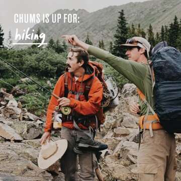 Chums Original Cotton Retainer - Unisex Eyewear Keeper for Sunglasses & Glasses - Adjustable Fit, Washable & Made in USA (Standard-End, Black) , One Size