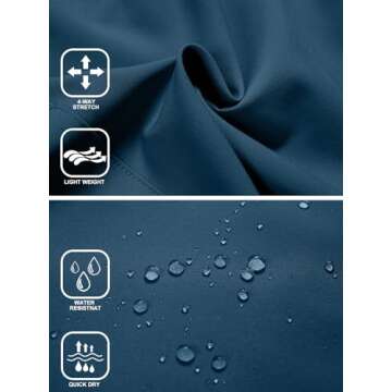 Women's Lightweight Quick Dry Cargo Shorts for Hiking