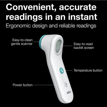 Braun Sensian Touch 5 Forehead Thermometer with Color Guidance