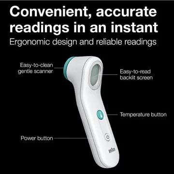 Braun Sensian Touch 5 Forehead Thermometer with Color Guidance