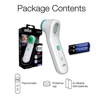 Braun Sensian Touch 5 Forehead Thermometer with Color Guidance