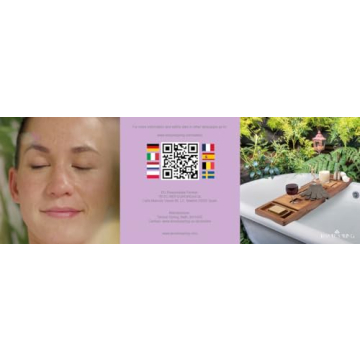 Temple Spring Bathtub Caddy Tray for Luxury Relaxation