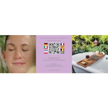 Temple Spring Bathtub Caddy Tray for Luxury Relaxation