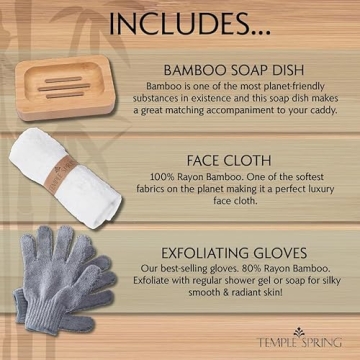 Temple Spring Bathtub Caddy Tray for Luxury Relaxation