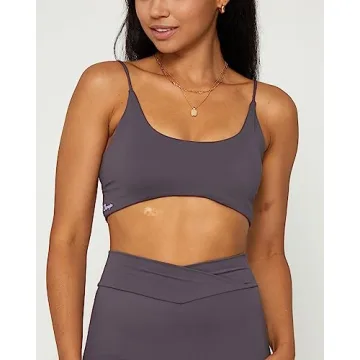 Danysu Backless Sports Bra Cute Light Support for Yoga