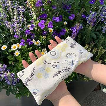 Weighted Lavender Eye Mask for Sleep and Relaxation