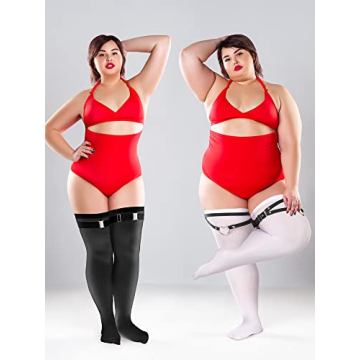 Plus Size Thigh Garter Belt - Stylish & Adjustable