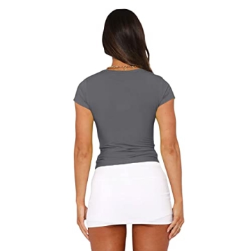 Women's Slim Fitted Crop Top - Soft Breathable Versatile Tee