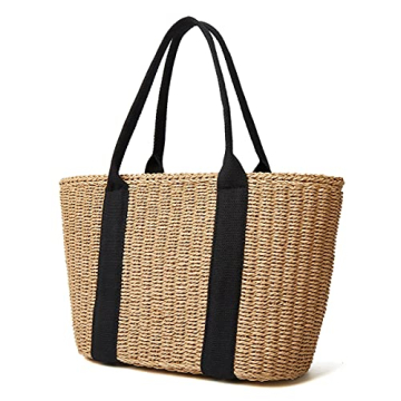 Chic Women Straw Bags Summer Beach Tote - Elegant Design