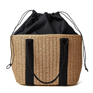 Chic Women Straw Bags Summer Beach Tote - Elegant Design