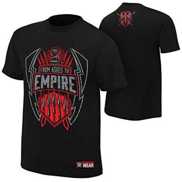 WWE Roman Reigns from Ashes to Empire Authentic Mens T-Shirt