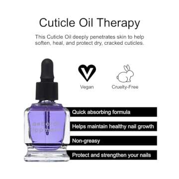 Deborah Lippmann Cuticle Oil, Hydrating Nail Care Treatment, Repair Dry Cuticles with Vitamin E and ...
