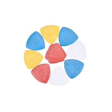 I-MART Triangle Tailor's Chalk in 4 Vibrant Colors - Pack of 10