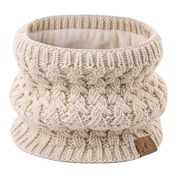 Knitted Winter Beanie Hat & Scarf Gloves Set for Kids