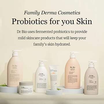 Dr.Bio Eco Moisture Lotion, Body & Face Daily Moisturizer for Sensitive Skin Types with Ceramide She...