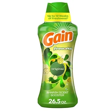 Gain Fireworks Laundry Scent Booster Beads for Washer, Original, 26.5 oz, Use with Fabric Softener
