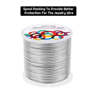 Durable 12 Gauge Aluminum Craft Wire - 100 Feet Long