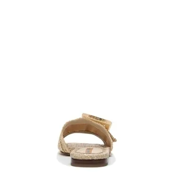 Sam Edelman Women's Bambi Flat Sandal Natural 8 Medium
