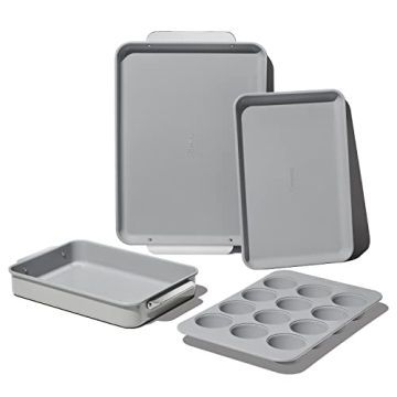 Caraway Nonstick Ceramic Bakeware Set Perfect for Every Baker