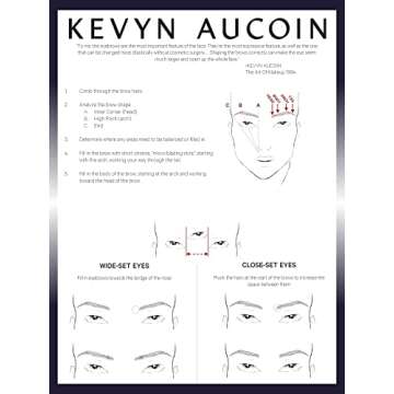 Kevyn Aucoin The Precision Brow Pencil, Brunette: Ultra slim, thin and strong. Retractable plus spoolie brush. Pro makeup artist go to. Sculpt, define and shape eyebrows. Stay put, smudge-proof.