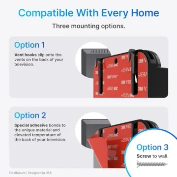 TotalMount Apple TV Mount for All Generations - Clutter-Free Solution