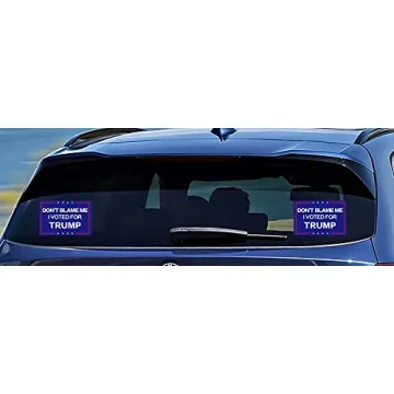 Reflective Trump 2024 Bumper Stickers - 2 Pack