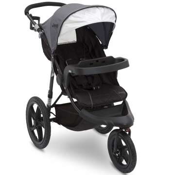 Jeep Classic Jogging Stroller by Delta Children - Stylish Grey