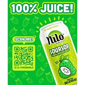 NILO Soursop Juice | 100% Pure Guarana Graviola Juice