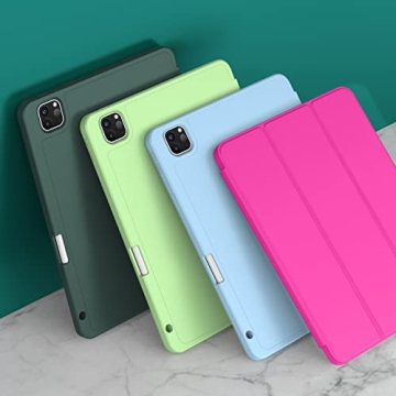 ZryXal iPad Pro 12.9 Case with Pencil Holder & Auto Wake